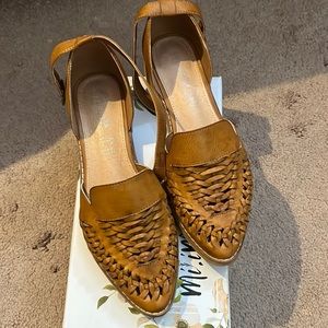 Miracle Miles Priscilla ankle strap flats. Super cute!